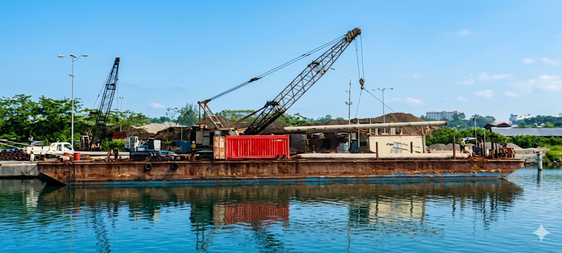 PT. OSCO UTAMA tug and oil barge in open water